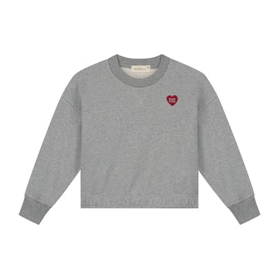 Charlie Petite | Sara Sweater | Grey Melange