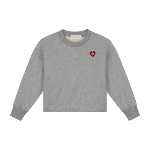 Charlie Petite | Sara Sweater | Grey Melange