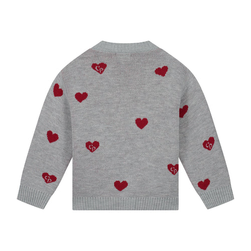 Charlie Petite | Scarlett Cardigan | Grey Melange