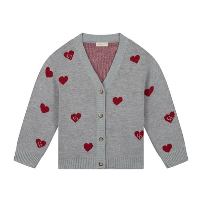 Charlie Petite | Scarlett Cardigan | Grey Melange