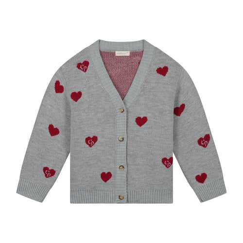 Charlie Petite | Scarlett Cardigan | Grey Melange