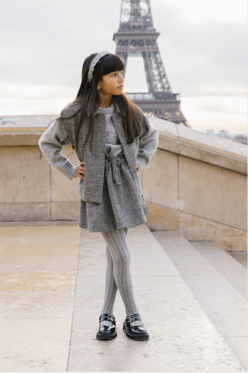 CHARLIE PETITE | Jolé Tights - Grey Melange