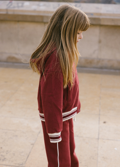 CHARLIE PETITE | Julan Cardigan - Ruby Wine