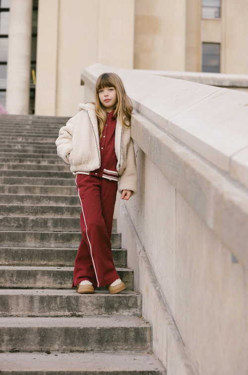 CHARLIE PETITE | Josephine Pants - Ruby Wine