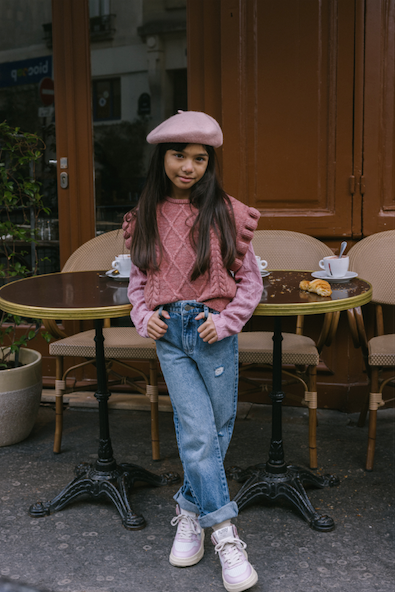 Charlie Petite | Josie Longsleeve | Pink