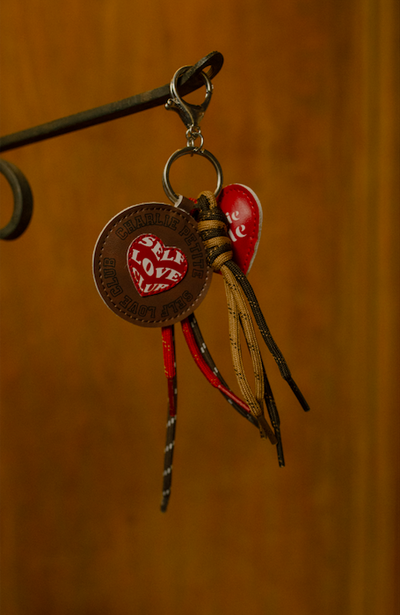 Charlie Petite | Siva Key Chain | Bordeaux