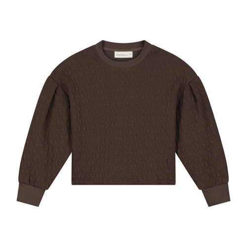 Charlie Petite | Sien Sweater | Dark Brown