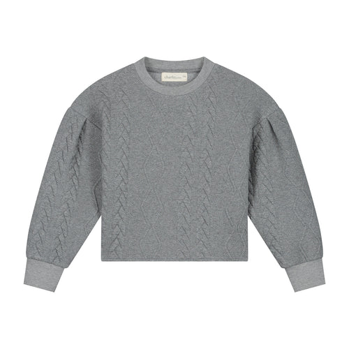 Charlie Petite | Sien Sweater | Grey Melange