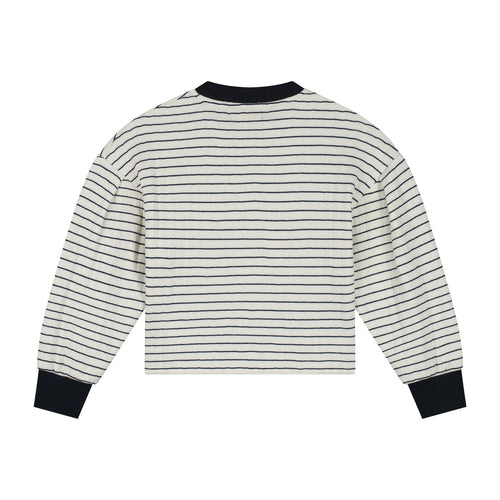 Charlie Petite | Sien Sweater | Stripes Ecru/Navy