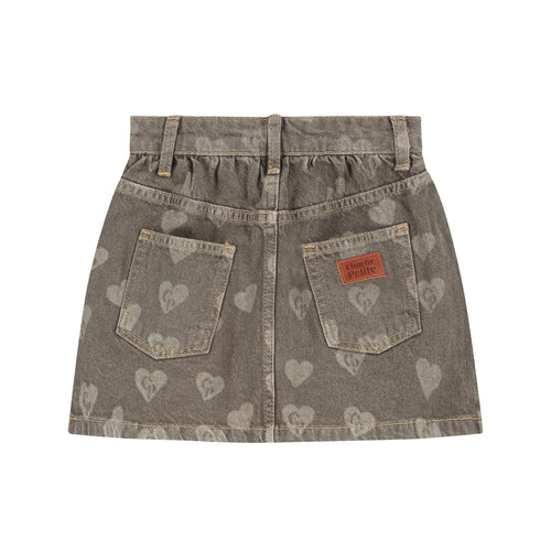 Charlie Petite | Sil Skirt | Forest Green