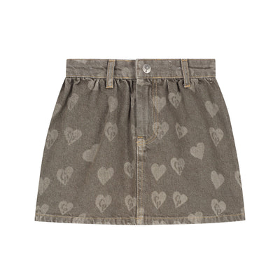 Charlie Petite | Sil Skirt | Forest Green
