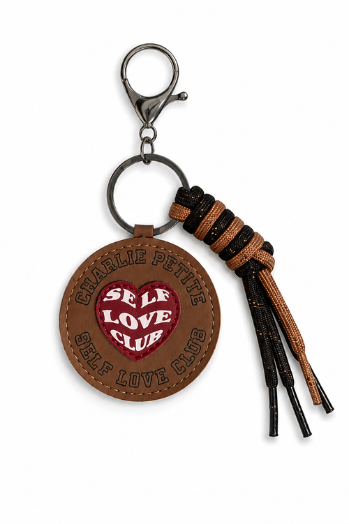 Charlie Petite | Siva Key Chain | Dark Brown