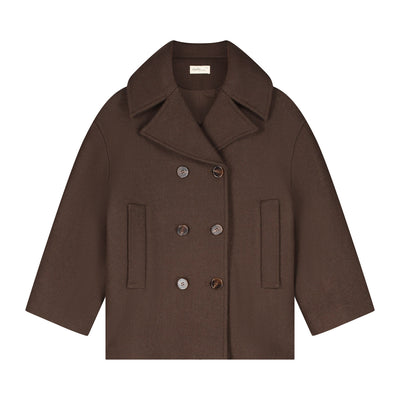 Charlie Petite | Sophie Coat | Dark Brown