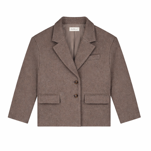 Charlie Petite | Rosie Blazer | Brown