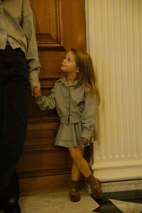 Charlie Petite | Odile Blouse | Pied de Poule