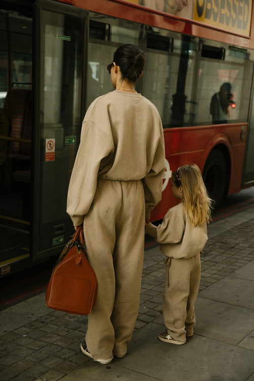 Charlie Petite | Sep Pants | Brown Melange