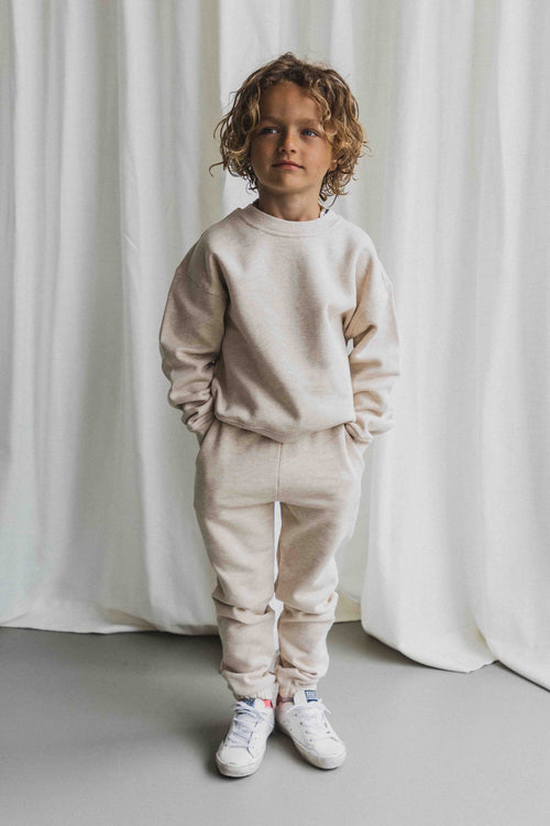 CHARLIE PETITE | SWEATER HUNTER BEIGE MELANGE