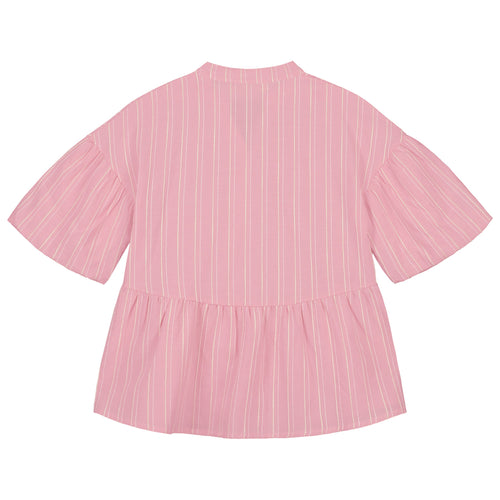 Charlie Petite | Isabelle Dress | Stripes Pink/White