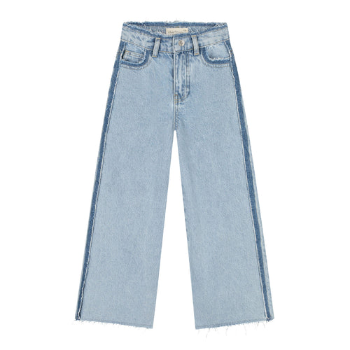 Charlie Petite | Isae Contrast Jeans | Light Snow Wash