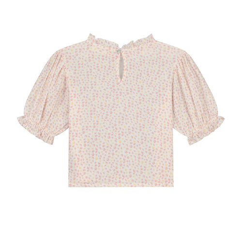 Charlie Petite | Isis Top | Flower Pink/Yellow