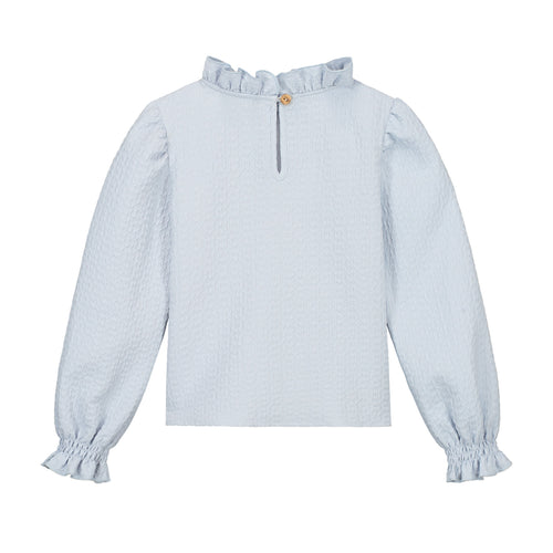 CHARLIE PETITE | James Blouse - Light Blue