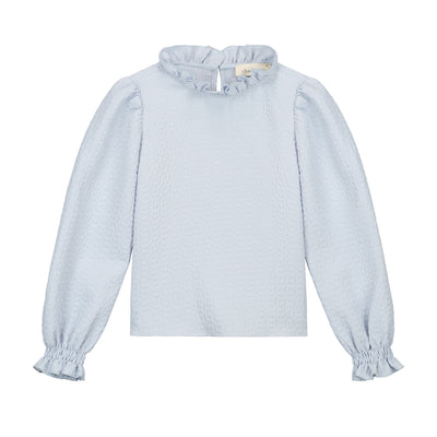 CHARLIE PETITE | James Blouse - Light Blue