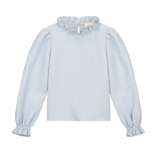 CHARLIE PETITE | James Blouse - Light Blue