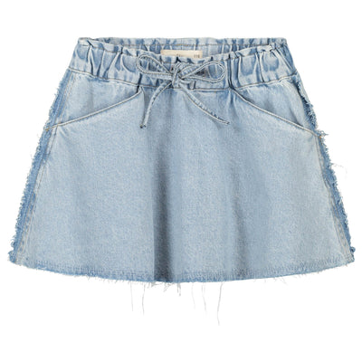 Charlie Petite | Lianne Skirt | Light Snow Wash