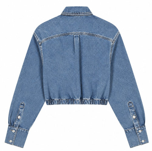 Charlie Petite | Odile Blouse | Pale Blue