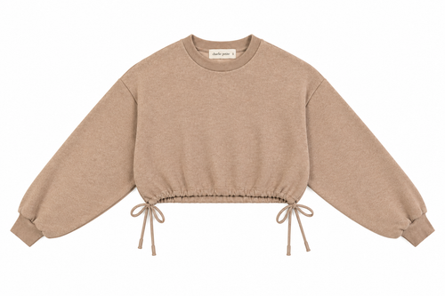 Charlie Petite | Sienna Sweater | Brown Melange