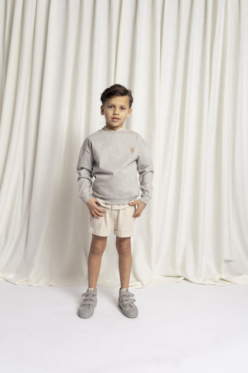 CHARLIE PETITE | SWEATER CAMILLE GREY MELEE